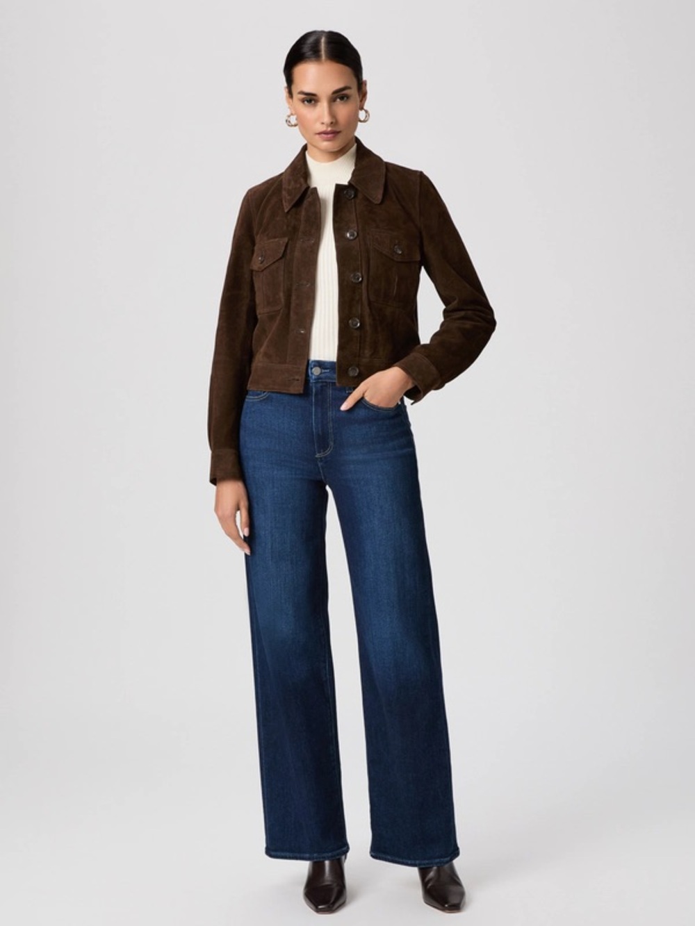 PAIGE | Anessa 31 Wide Leg Jean Size 29 - Picture 2 of 9